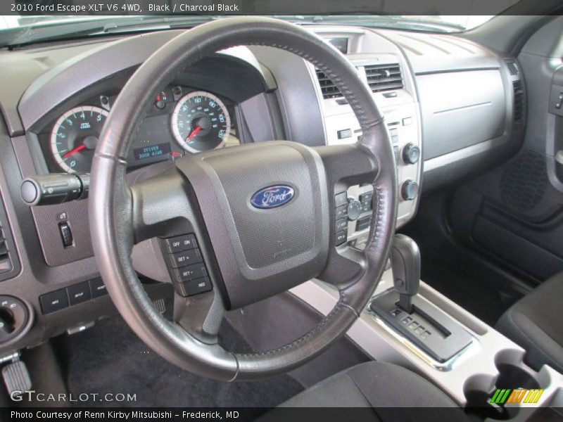 Black / Charcoal Black 2010 Ford Escape XLT V6 4WD
