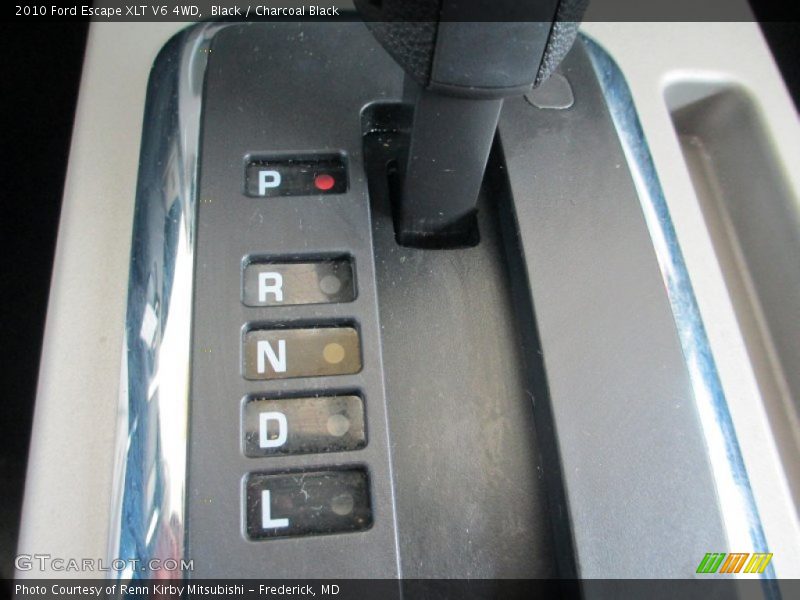 Black / Charcoal Black 2010 Ford Escape XLT V6 4WD
