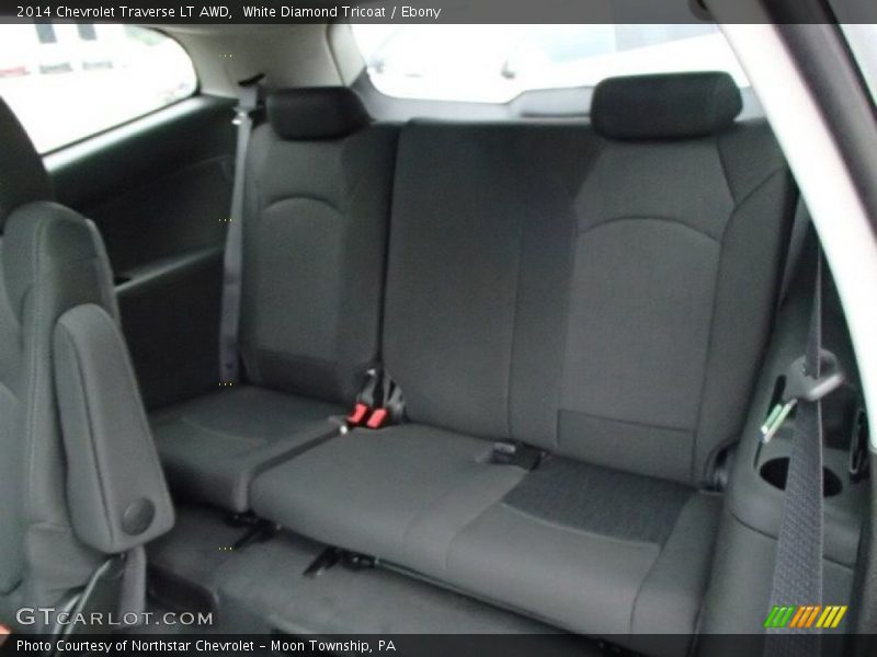 White Diamond Tricoat / Ebony 2014 Chevrolet Traverse LT AWD