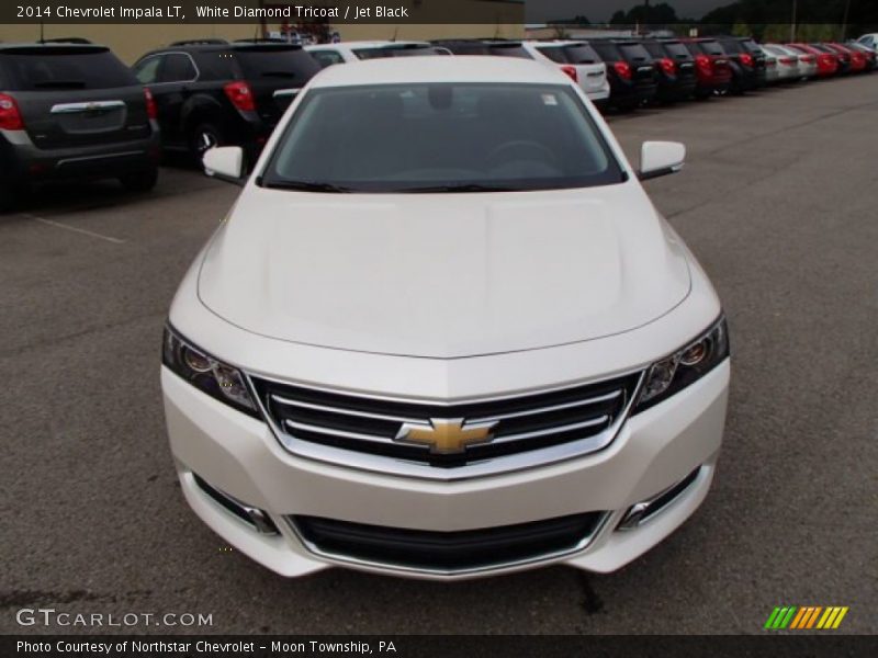 White Diamond Tricoat / Jet Black 2014 Chevrolet Impala LT