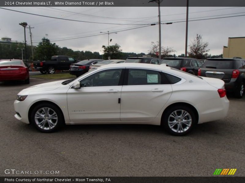 White Diamond Tricoat / Jet Black 2014 Chevrolet Impala LT