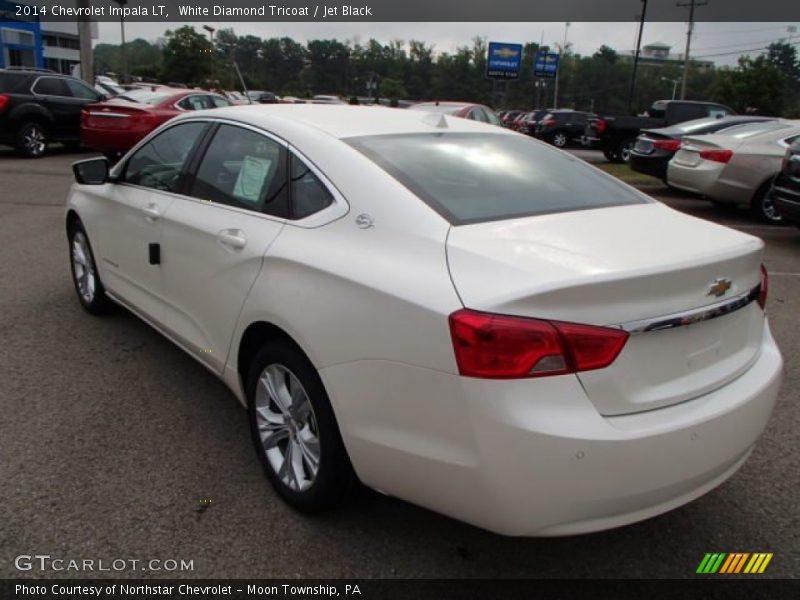 White Diamond Tricoat / Jet Black 2014 Chevrolet Impala LT