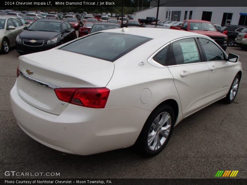 White Diamond Tricoat / Jet Black 2014 Chevrolet Impala LT