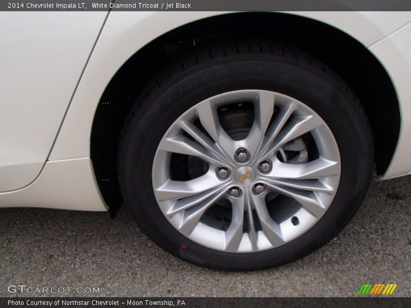 White Diamond Tricoat / Jet Black 2014 Chevrolet Impala LT