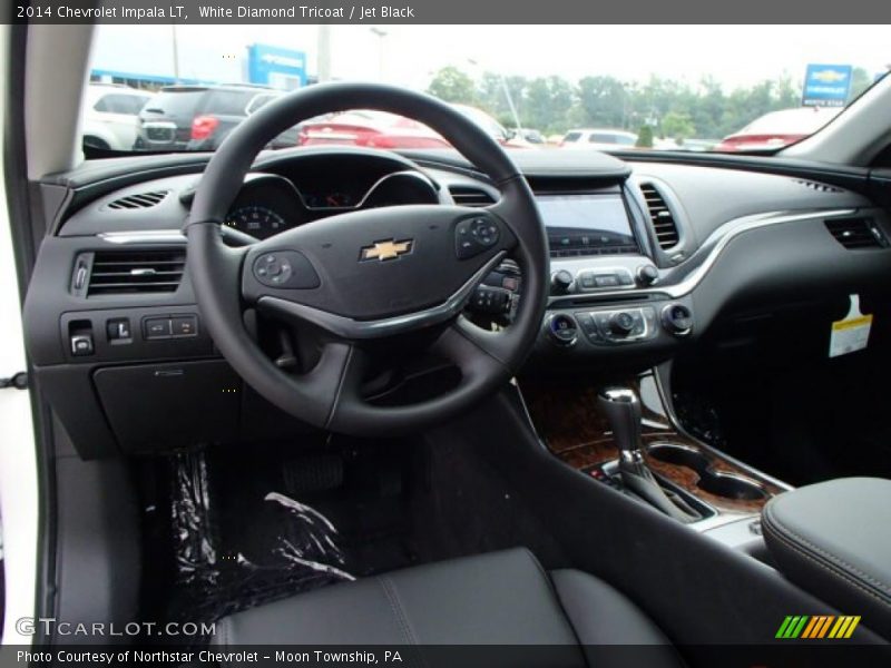 White Diamond Tricoat / Jet Black 2014 Chevrolet Impala LT