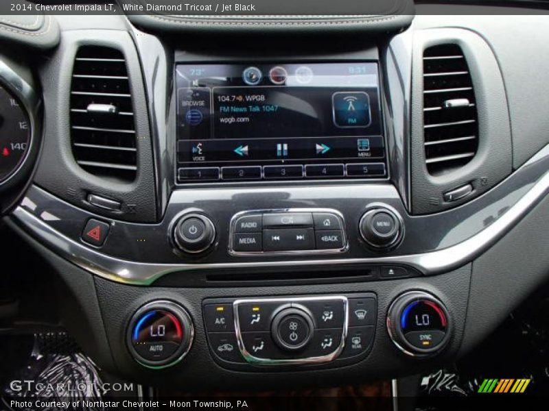 White Diamond Tricoat / Jet Black 2014 Chevrolet Impala LT