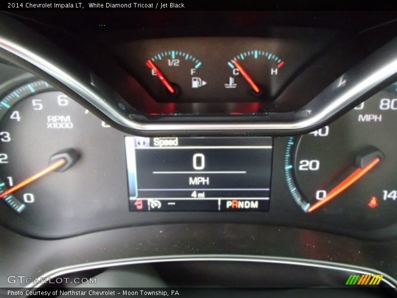 White Diamond Tricoat / Jet Black 2014 Chevrolet Impala LT