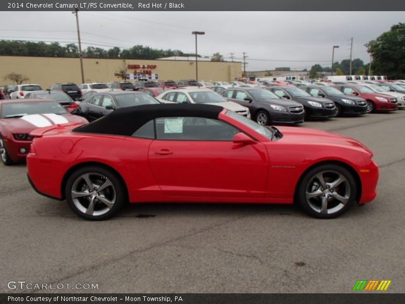 Red Hot / Black 2014 Chevrolet Camaro LT/RS Convertible