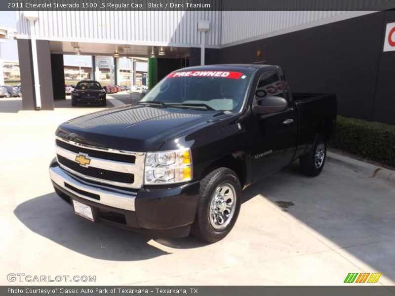 Black / Dark Titanium 2011 Chevrolet Silverado 1500 LS Regular Cab