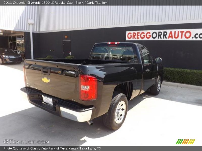Black / Dark Titanium 2011 Chevrolet Silverado 1500 LS Regular Cab