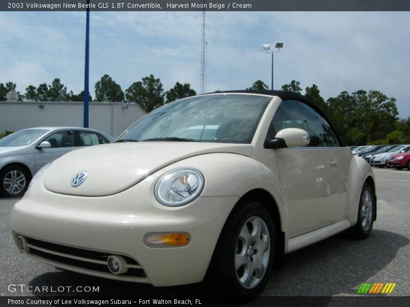 Harvest Moon Beige / Cream 2003 Volkswagen New Beetle GLS 1.8T Convertible