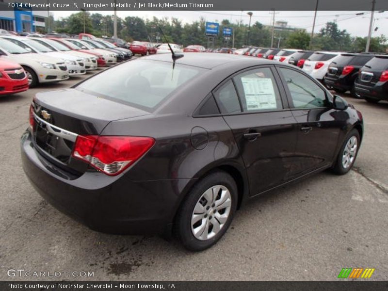 Tungsten Metallic / Jet Black/Medium Titanium 2014 Chevrolet Cruze LS