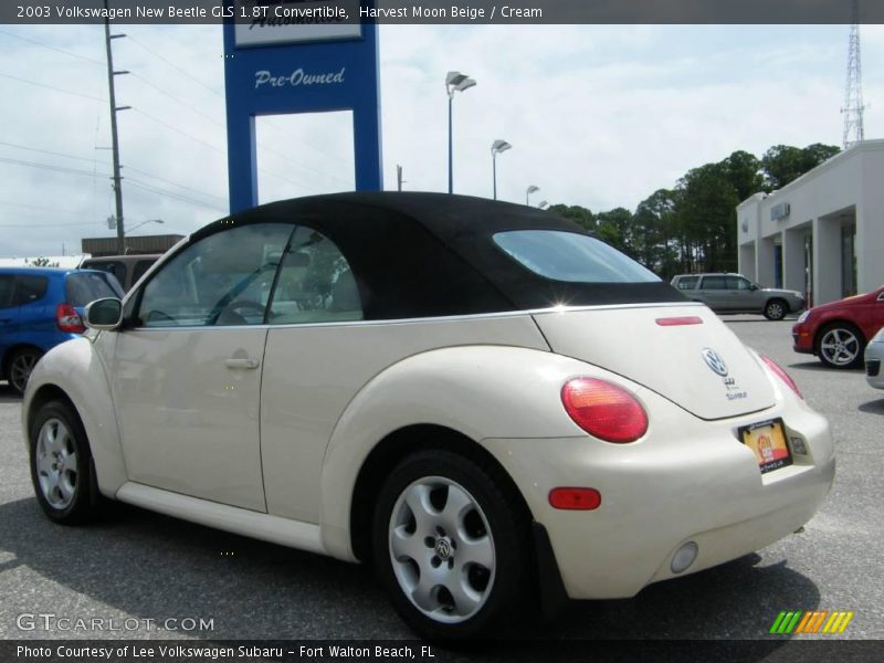 Harvest Moon Beige / Cream 2003 Volkswagen New Beetle GLS 1.8T Convertible