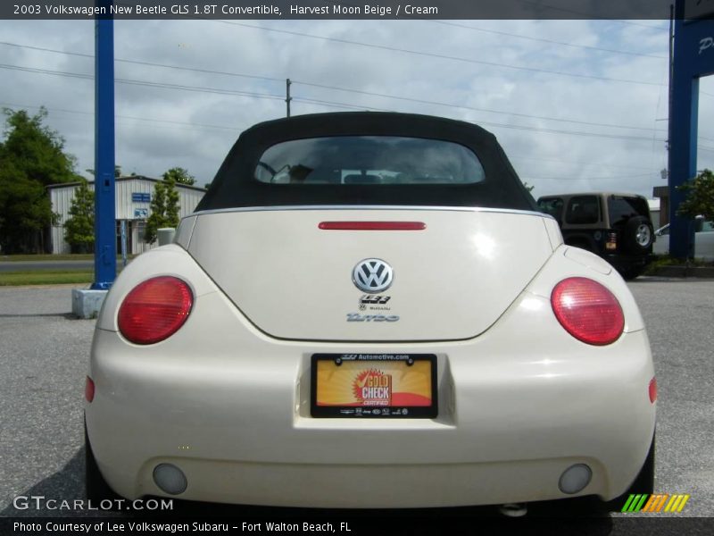Harvest Moon Beige / Cream 2003 Volkswagen New Beetle GLS 1.8T Convertible