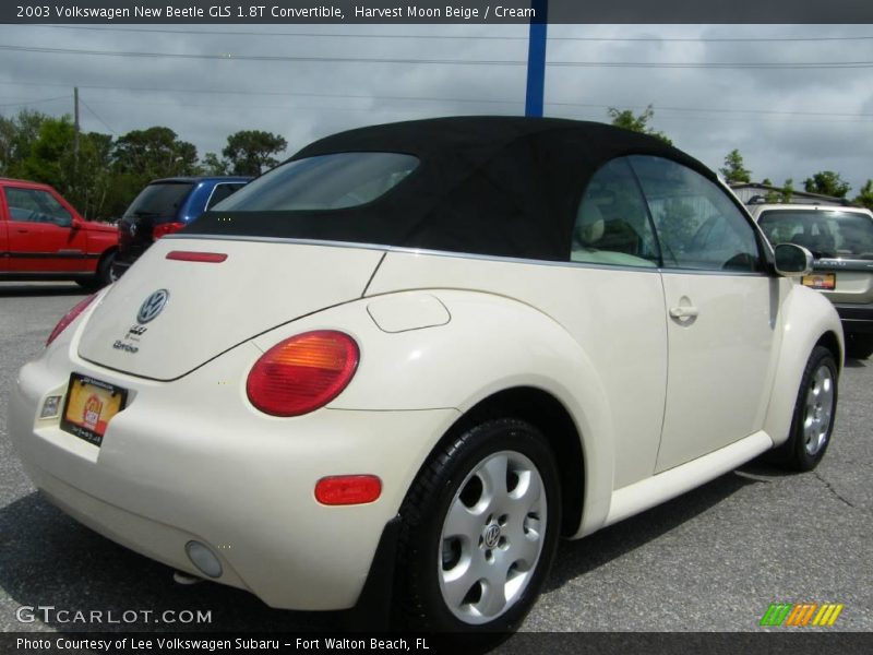Harvest Moon Beige / Cream 2003 Volkswagen New Beetle GLS 1.8T Convertible