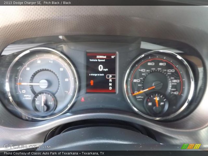 Pitch Black / Black 2013 Dodge Charger SE