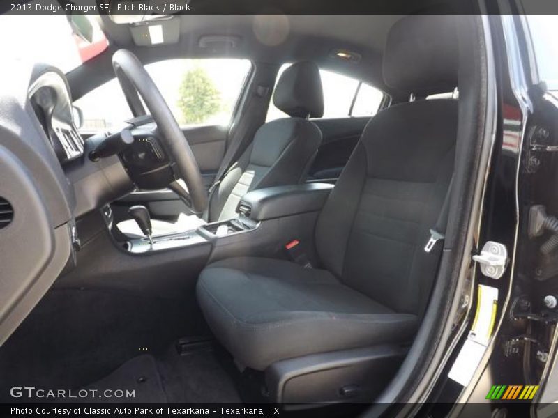 Pitch Black / Black 2013 Dodge Charger SE