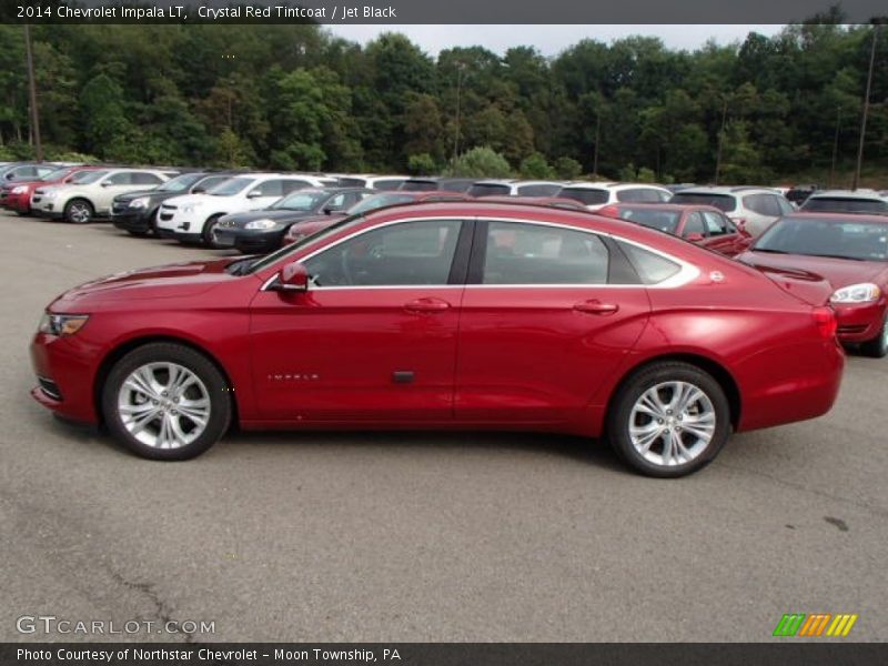 Crystal Red Tintcoat / Jet Black 2014 Chevrolet Impala LT