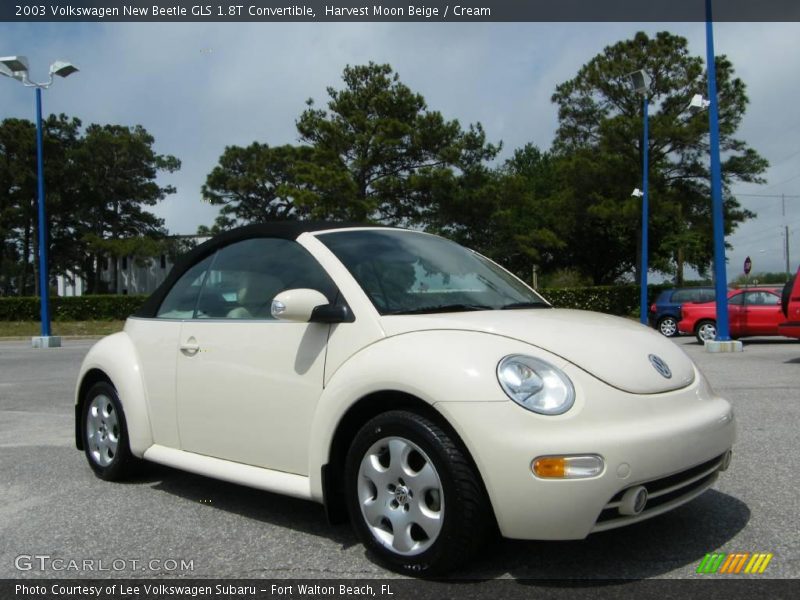 Harvest Moon Beige / Cream 2003 Volkswagen New Beetle GLS 1.8T Convertible