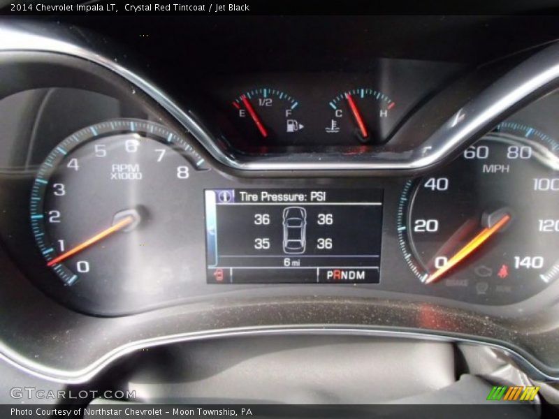 Crystal Red Tintcoat / Jet Black 2014 Chevrolet Impala LT