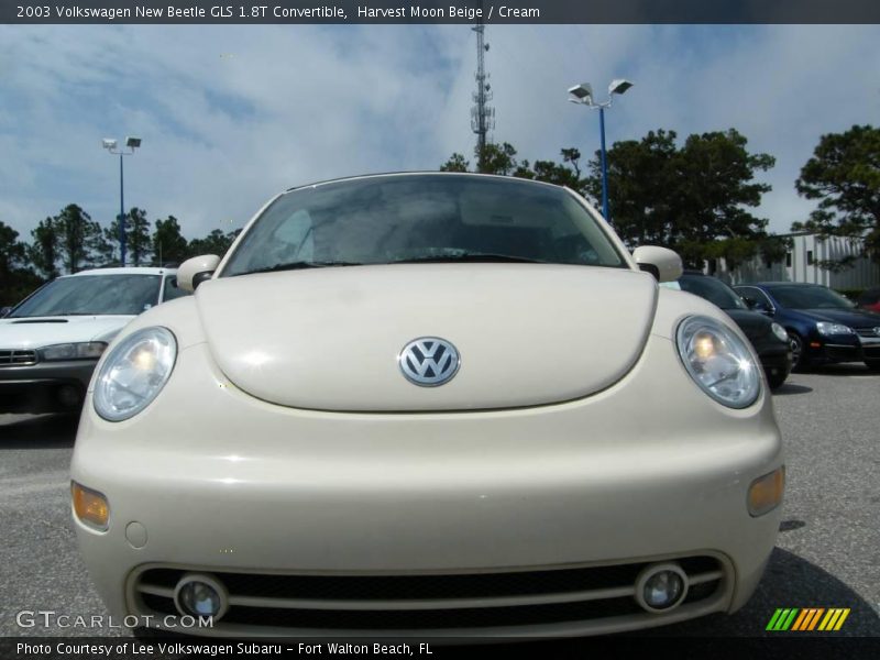 Harvest Moon Beige / Cream 2003 Volkswagen New Beetle GLS 1.8T Convertible