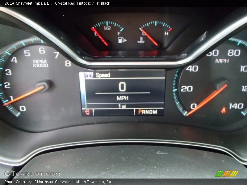 Crystal Red Tintcoat / Jet Black 2014 Chevrolet Impala LT