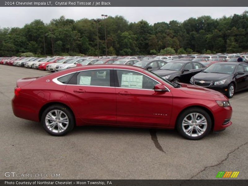 Crystal Red Tintcoat / Jet Black 2014 Chevrolet Impala LT