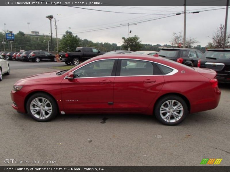 Crystal Red Tintcoat / Jet Black 2014 Chevrolet Impala LT