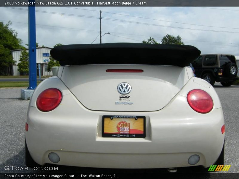 Harvest Moon Beige / Cream 2003 Volkswagen New Beetle GLS 1.8T Convertible