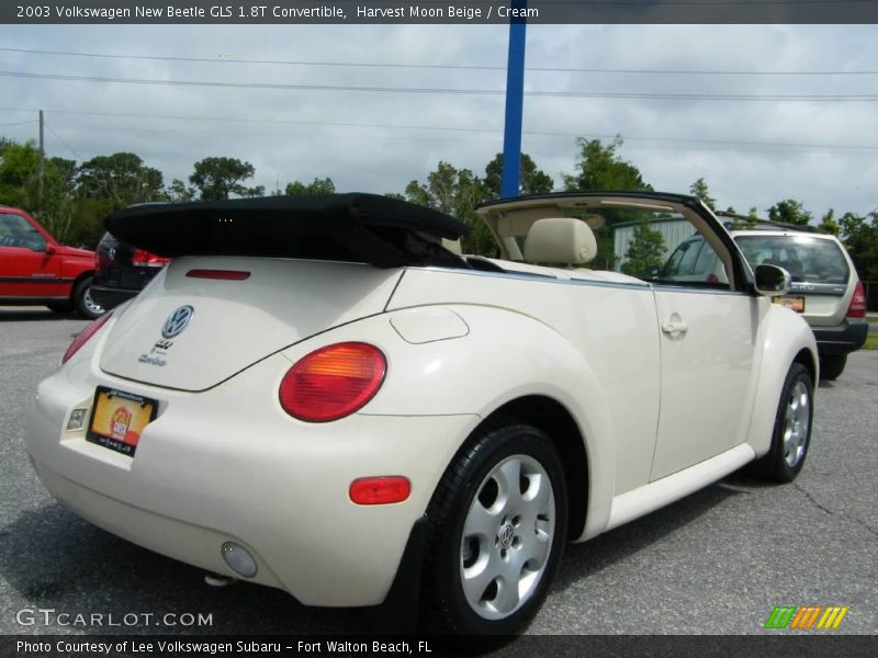 Harvest Moon Beige / Cream 2003 Volkswagen New Beetle GLS 1.8T Convertible