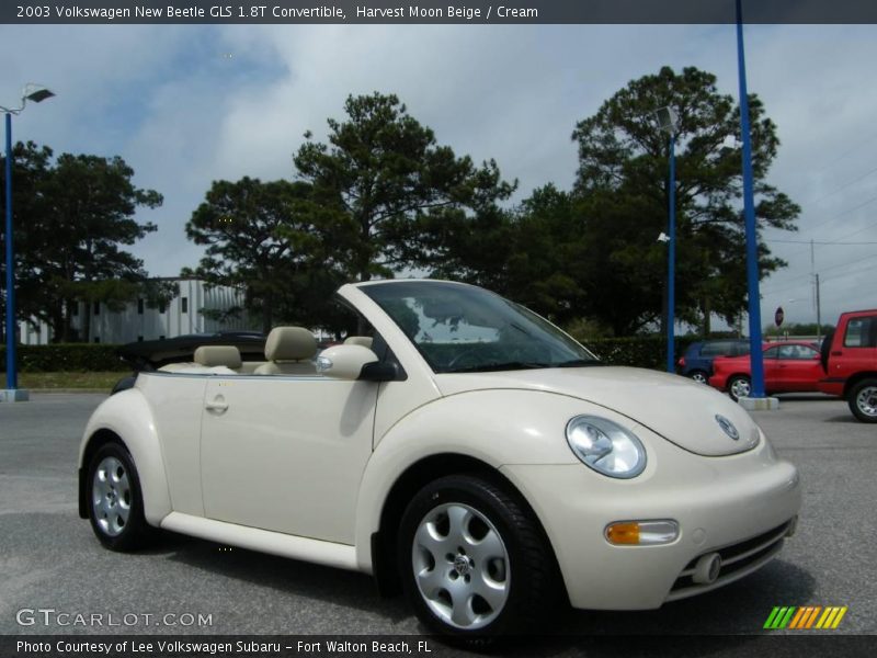 Harvest Moon Beige / Cream 2003 Volkswagen New Beetle GLS 1.8T Convertible