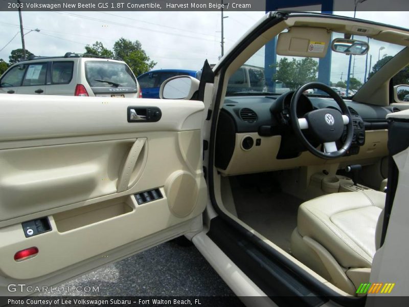Harvest Moon Beige / Cream 2003 Volkswagen New Beetle GLS 1.8T Convertible
