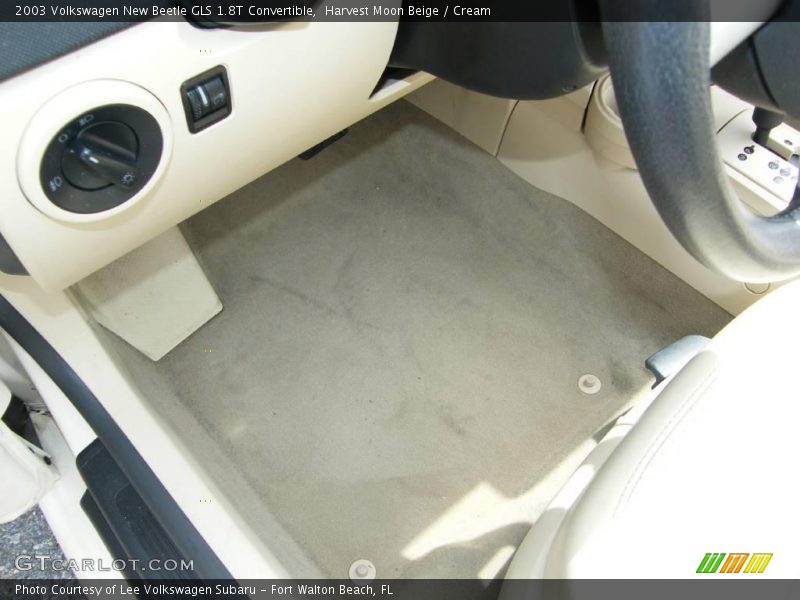 Harvest Moon Beige / Cream 2003 Volkswagen New Beetle GLS 1.8T Convertible
