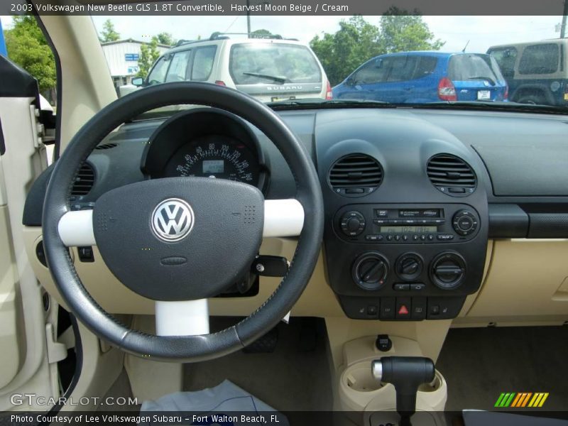Harvest Moon Beige / Cream 2003 Volkswagen New Beetle GLS 1.8T Convertible
