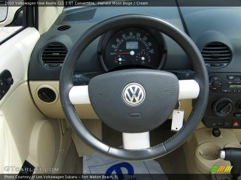 Harvest Moon Beige / Cream 2003 Volkswagen New Beetle GLS 1.8T Convertible