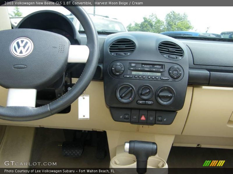 Harvest Moon Beige / Cream 2003 Volkswagen New Beetle GLS 1.8T Convertible