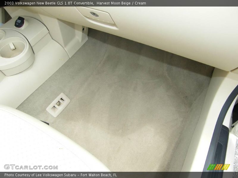 Harvest Moon Beige / Cream 2003 Volkswagen New Beetle GLS 1.8T Convertible