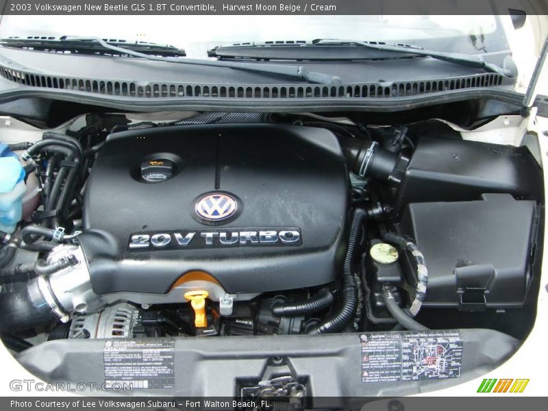 Harvest Moon Beige / Cream 2003 Volkswagen New Beetle GLS 1.8T Convertible