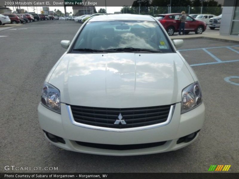 Dover White Pearl / Beige 2009 Mitsubishi Galant ES