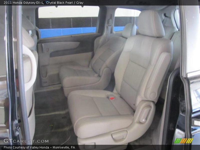 Crystal Black Pearl / Gray 2011 Honda Odyssey EX-L