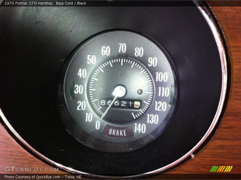 Baja Gold / Black 1970 Pontiac GTO Hardtop