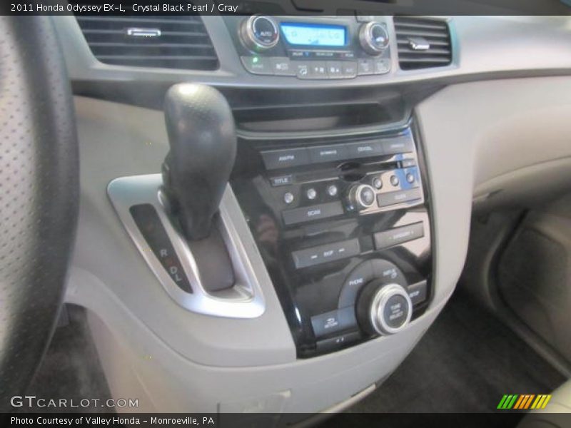 Crystal Black Pearl / Gray 2011 Honda Odyssey EX-L