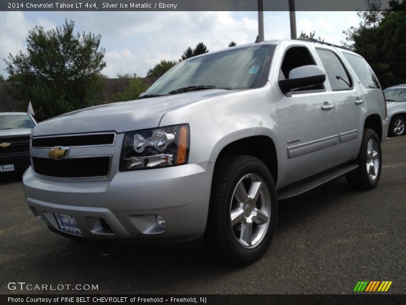 Silver Ice Metallic / Ebony 2014 Chevrolet Tahoe LT 4x4