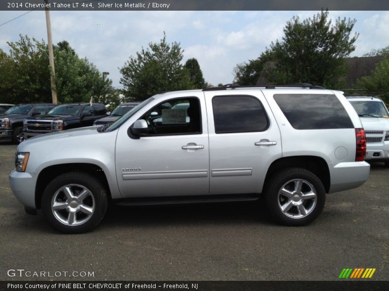 Silver Ice Metallic / Ebony 2014 Chevrolet Tahoe LT 4x4