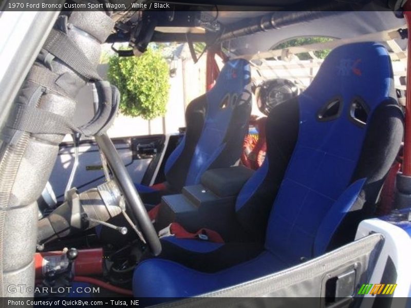  1970 Bronco Custom Sport Wagon Black Interior