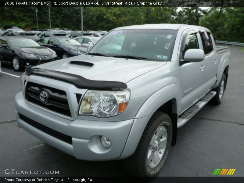 Silver Streak Mica / Graphite Gray 2008 Toyota Tacoma V6 TRD Sport Double Cab 4x4