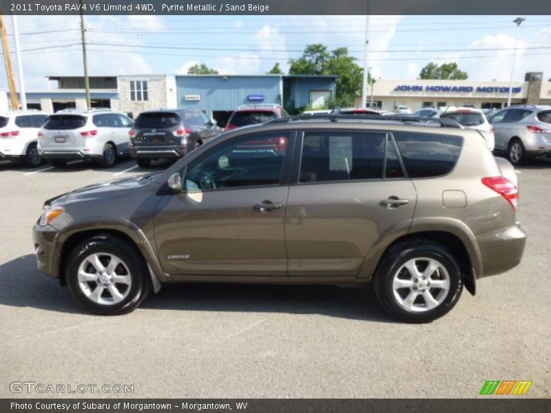 Pyrite Metallic / Sand Beige 2011 Toyota RAV4 V6 Limited 4WD