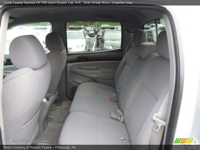 Silver Streak Mica / Graphite Gray 2008 Toyota Tacoma V6 TRD Sport Double Cab 4x4
