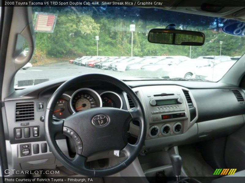 Silver Streak Mica / Graphite Gray 2008 Toyota Tacoma V6 TRD Sport Double Cab 4x4
