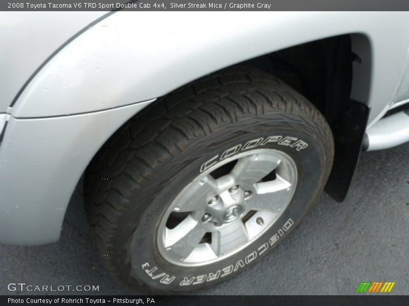 Silver Streak Mica / Graphite Gray 2008 Toyota Tacoma V6 TRD Sport Double Cab 4x4